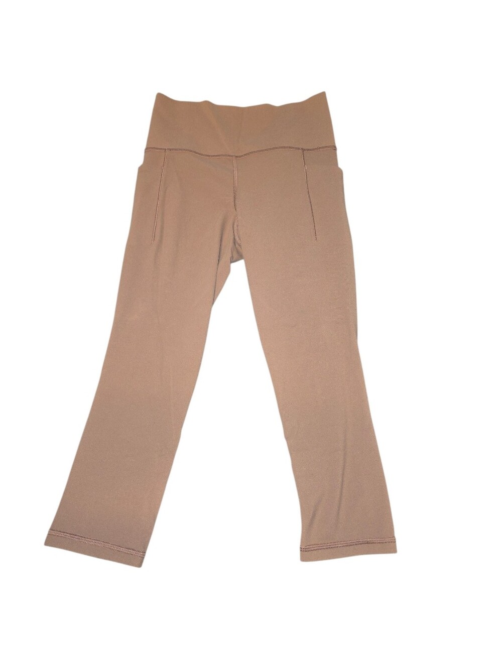 Athleta Women's XS Light Brown Capri Leggings Yoga Jogging Workout Stretch